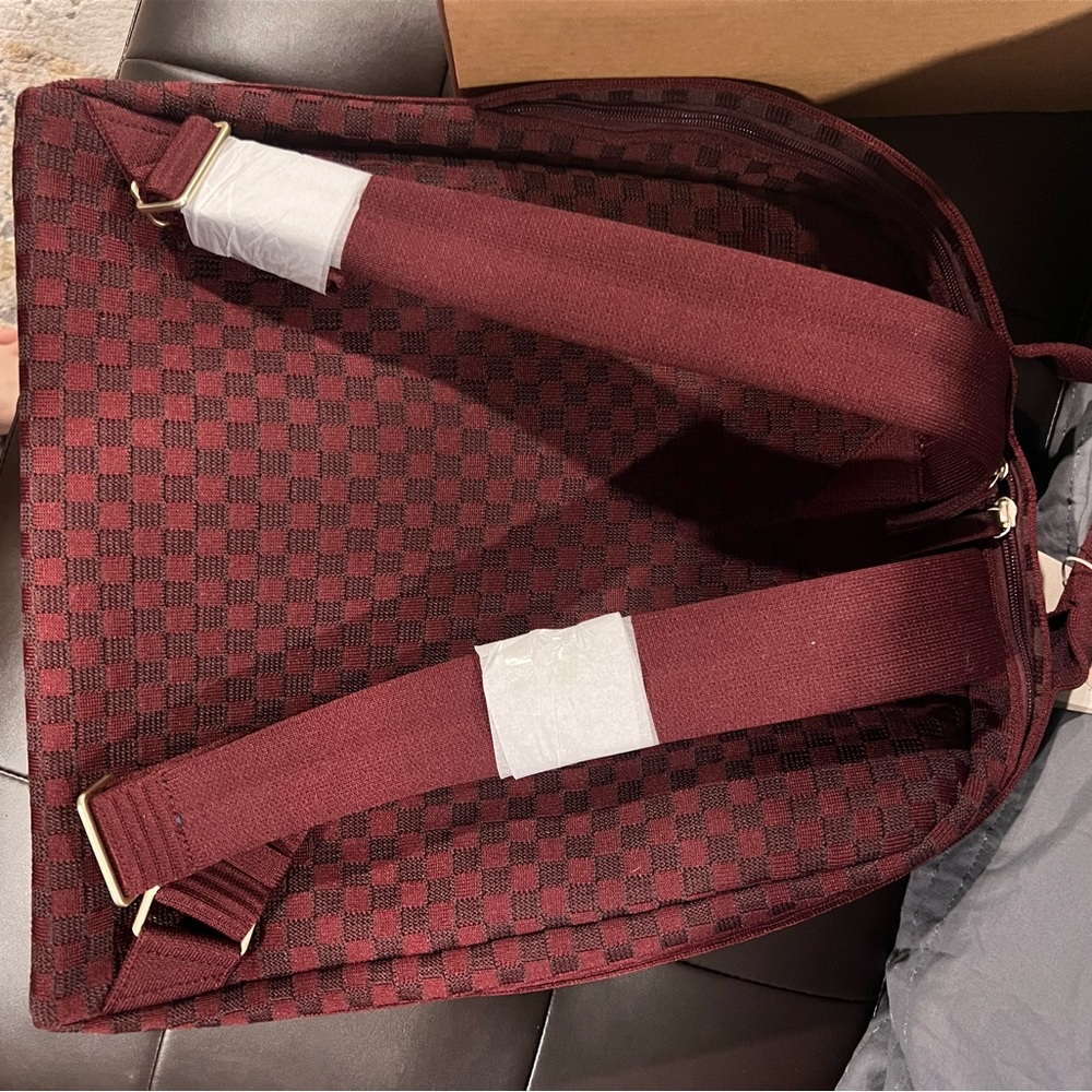 Rothy's Grenache Checkered Backpack - Picture 3 of 5